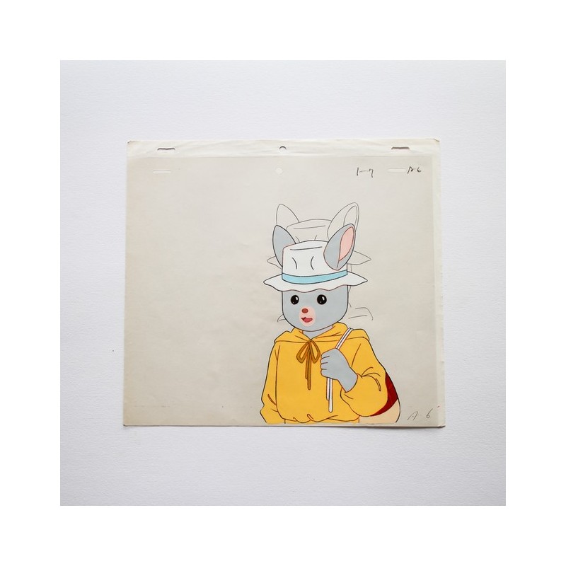 Celluloïd / Animation Cel - "Les Petits Malins/ Maple Town"- Tonton Georges au chapeau