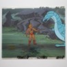 Celluloïd / Animation Cel - "Maitres de l'univers / MOTU " He-Man (Musclor) face à un monstre