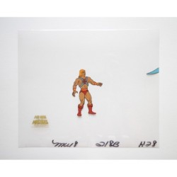 Celluloïd / Animation Cel - "Maitres de l'univers / MOTU " He-Man (Musclor) face à un monstre