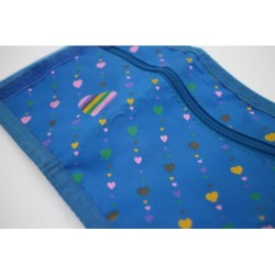 Portefeuille vintage motif coeur marque Rodelle