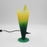 Lampe cocktail verte et jaune vintage 90's