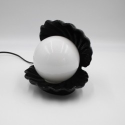 Lampe coquillage noire...