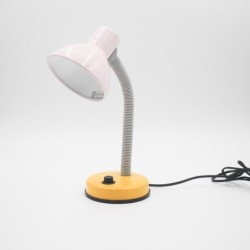 Lampe de bureau années 90 tête rose