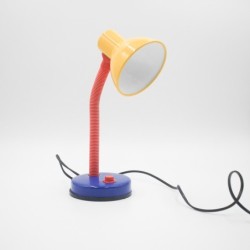 Lampe de bureau années 90 tête jaune