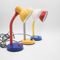 Lampe de bureau années 90 tête jaune
