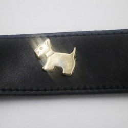Ceinture en croûte de cuir années 90 dans le goût d' Agatha