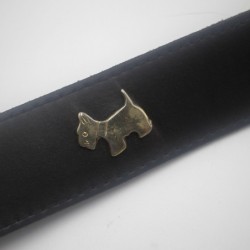 Ceinture en croûte de cuir années 90 dans le goût d' Agatha