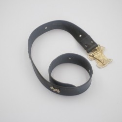 Ceinture en croûte de cuir années 90 dans le goût d' Agatha