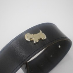 Ceinture en croûte de cuir années 90 dans le goût d' Agatha