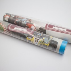 Rouleau de papier peint  imprimé Formule 1 vintage 90's