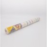 Rouleau de papier peint  imprimé rayures multicolores vintage 80's