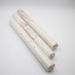Rouleau de papier peint imprimé coeur et petit pois vintage 80's