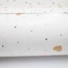 Rouleau de papier peint imprimé coeur et petit pois vintage 80's
