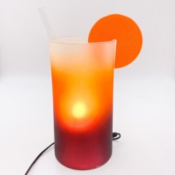 Lampe cocktail "Spritz" années 90