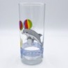 Ensemble de 6 verres à orangeade Dauphins années 80