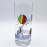 Ensemble de 6 verres à orangeade Dauphins années 80