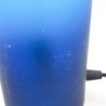 Lampe cocktail "Ricqles" bleue années 90