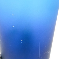 Lampe cocktail "Ricqles" bleue années 90
