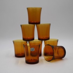 Verre fumé Duralex années 70 / 80