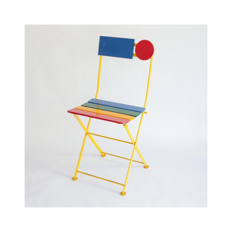 Chaise pliante - Kis Folding par Denis Balland pour Fermob - 1985