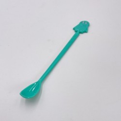 Cuillère bébé/ mélangeur cocktail tête d'animaux, années 80