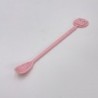Cuillère bébé/ mélangeur cocktail tête d'animaux, années 80