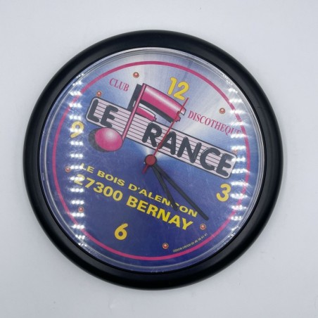 Pendule vintage discothèque "Le France"
