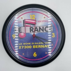 Pendule vintage discothèque "Le France"