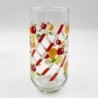 Ensemble de 4 verres vintage années 80 motifs fruits