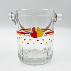 Seau à glaçons en verre...
