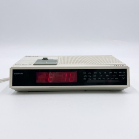 Réveil vintage Philips "In Time" années 80