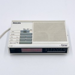 Réveil vintage Philips "In Time" années 80