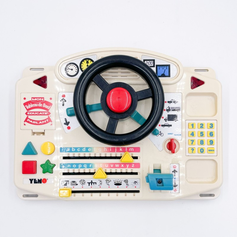 Jeu premier âge "Mon tableau de bord éducatif parlant", Vtech, 1989