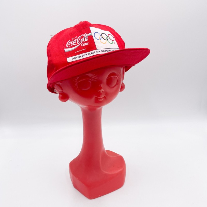Casquette neuve vintage Coca Cola Jeux Olympiques 1992