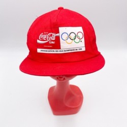 Casquette neuve vintage Coca Cola Jeux Olympiques 1992