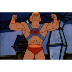Celluloïd / Animation Cel - "Maitres de l'univers / MOTU /" He-Man (Musclor) - 1983