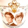 Mug commémoratif en porcelaine, Mariage de Charles et Diana, 1981