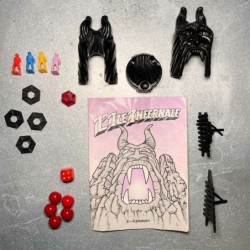 "L'île Infernale", jeu de société vintage 1987, MB