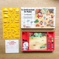 Le Petit monde de Mako "Les Schroumpfs", Mako moulages, vintage années 80