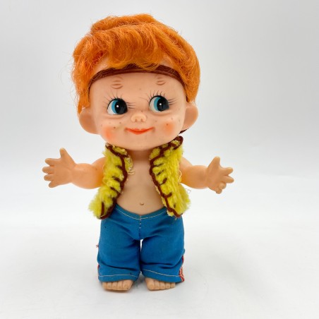 Poupée vintage Indien "big eyes" années 60, Japon