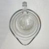 Pichet à eau en verre motif de papillon années 70
