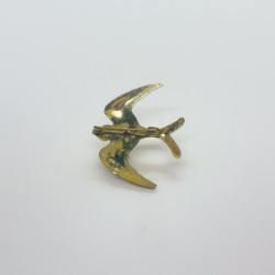 Broche vintage - Hirondelle
