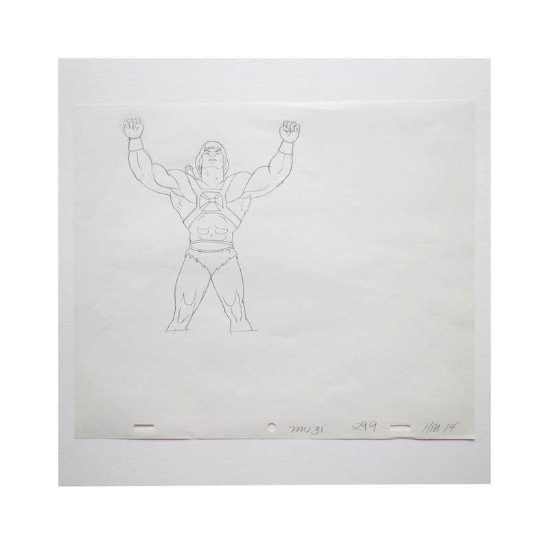 Crayonné original - Les Maitres de l'univers / MOTU / He-Man - 1983