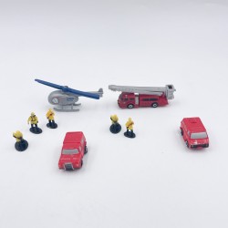Lot de véhicules de pompiers, Micromachines, années 90