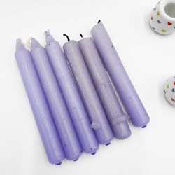 Ensemble de 6 mini bougeoirs motifs coeurs, années 80