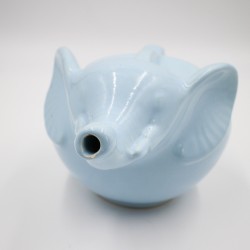 Theière bleu ciel éléphant années 90