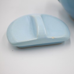 Theière bleu ciel éléphant années 90