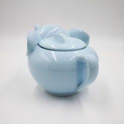 Theière bleu ciel éléphant années 90