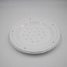 Lot de 2 assiettes à fleurs roses, Arcopal, années 80