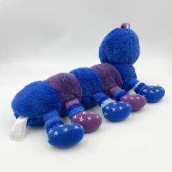 Peluche chenille bleue Lots-a-Leggggggs / Familypattes Alphabet années 80